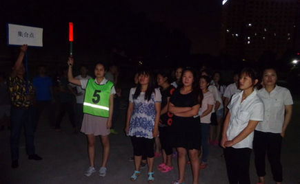 安全生產(chǎn)月，劉潭服裝進(jìn)行宿舍緊急疏散演習(xí)