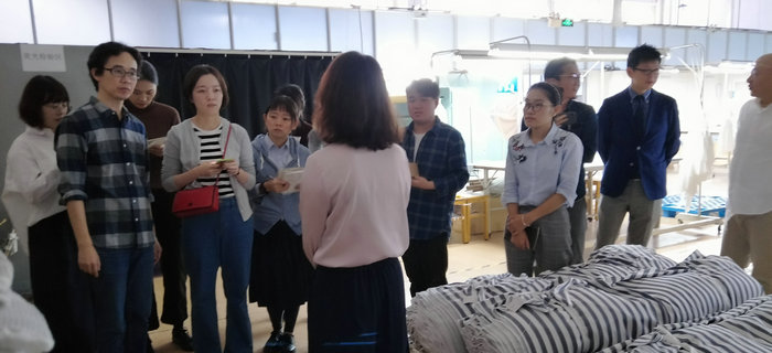 劉潭服裝接待無印良品公司員工參觀考察學習