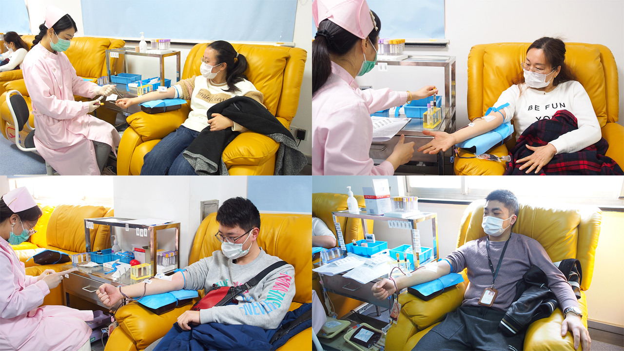 劉潭服裝廠志愿者無償獻血——為愛“擼起袖子”