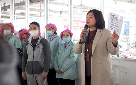 劉潭服裝廠開展防恐反恐、社會(huì)責(zé)任內(nèi)容培訓(xùn)
