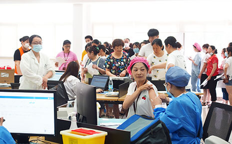 完成二針疫苗接種！劉潭服裝廠喊你快加入