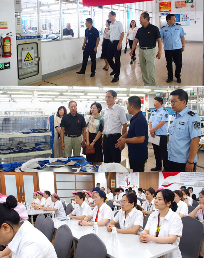 劉潭服裝廠“百團進百萬企業(yè)千萬員工”安全生產(chǎn)宣講