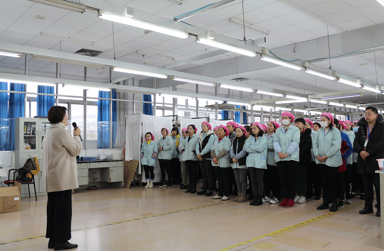 劉潭服裝廠開展節(jié)前安全生產(chǎn)教育