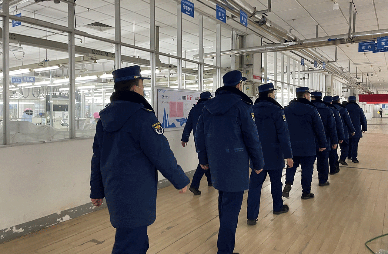 嚴把劉潭服裝廠節(jié)后安全關