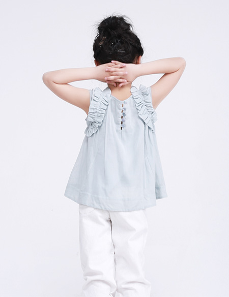 女童無(wú)袖上衣