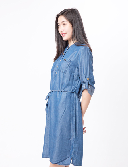 牛仔連衣裙