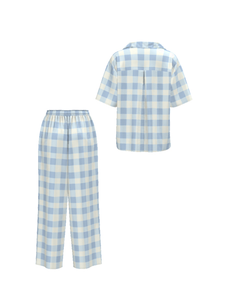 女款翻領家居服套裝